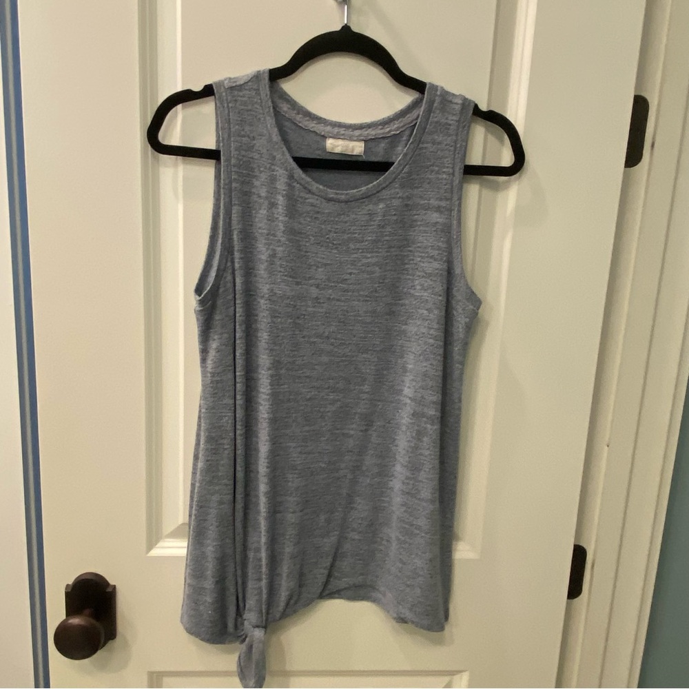 Cupid sleeveless knotted grey tunic. - Picture 1 of 6